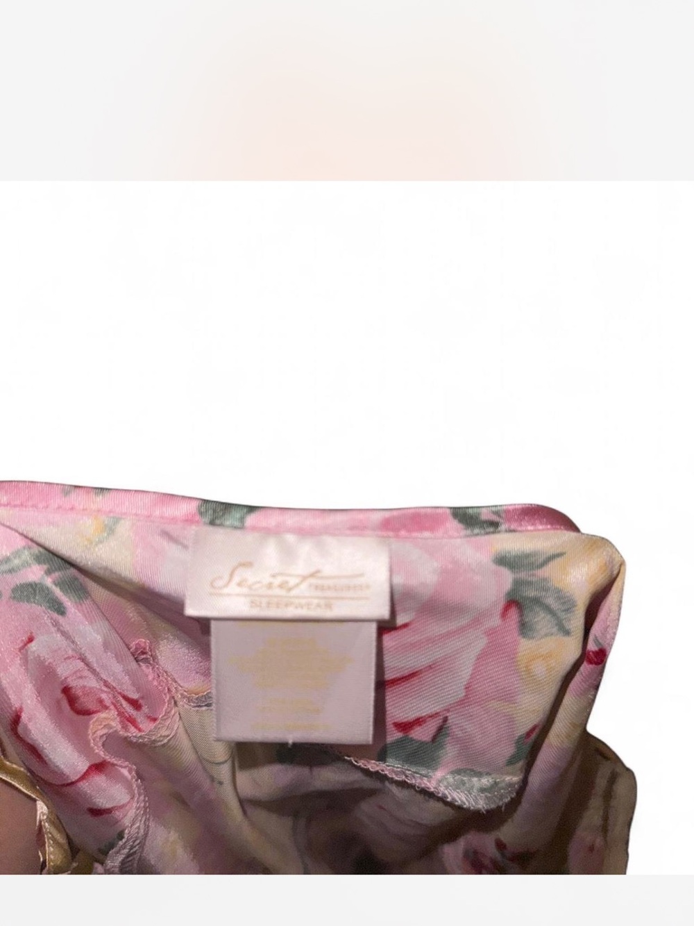 Secret Treasures Pink Floral Lingerie Slip - Picture 3 of 3